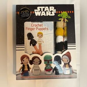 Star Wars Crochet Finger Puppets Luke Skywalker Darth Vader Kit Disney LucasFilm